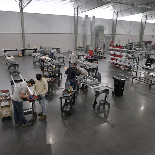 E&F workshop floor