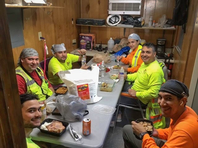 UF staff at lunch